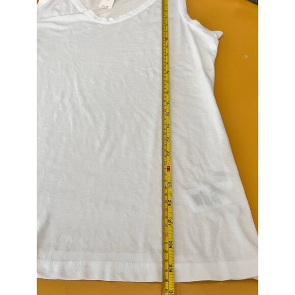 Anthropologie T.La Alissa White Scoop Neck Sleeveless Layering Tank Top XL NWT - Picture 8 of 9